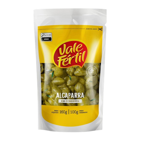 Alcaparras Vale Fértil Conserva Sachê 100g 
 