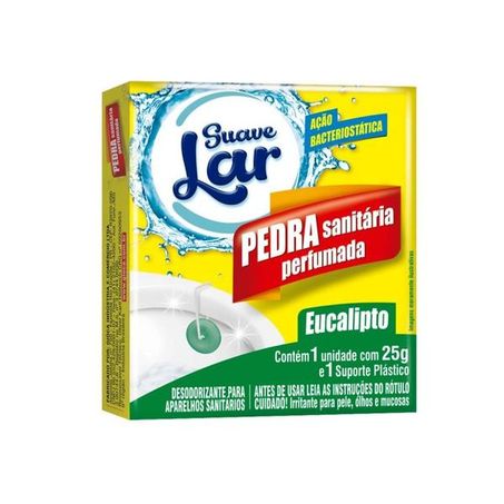 Pedra sanitária suavelar eucalipto 25g 