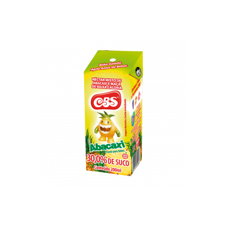 SUCO CBS NECTAR ABACAXI MISTO 200ML