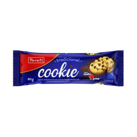BISC COOKIE PARATI BAUNILHA/CHOCOLATE 60G (062857)