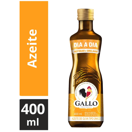 AZEITE OLIVA GALLO DIA A DIA REFOGAR & GRELH 400ML