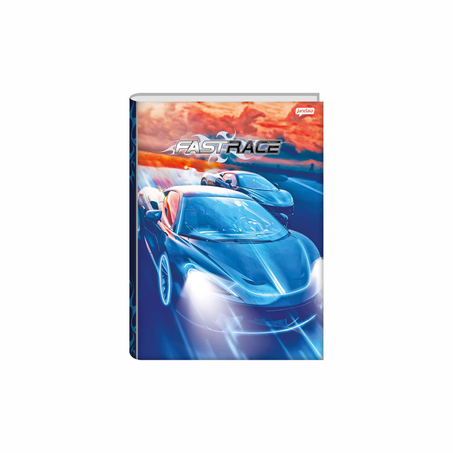 Caderno brochura jandaia univercitario capa dura fast race 80 folhas