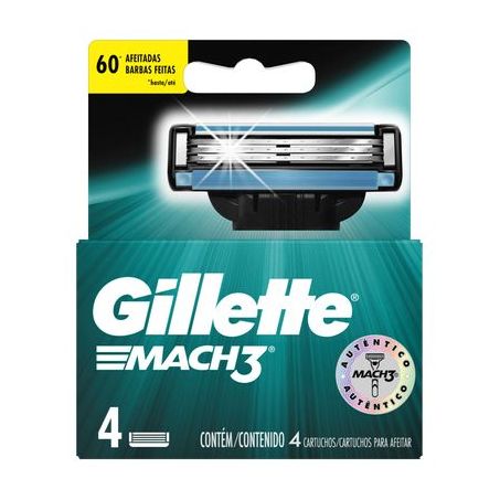 Carga mach 3 gillette c/4