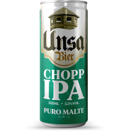 CHOPP UNSA BIER 355ML IPA PURO MALTE
