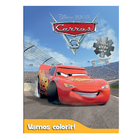 LIVRO VITROLA VAMOS COLORIR CARROS 3