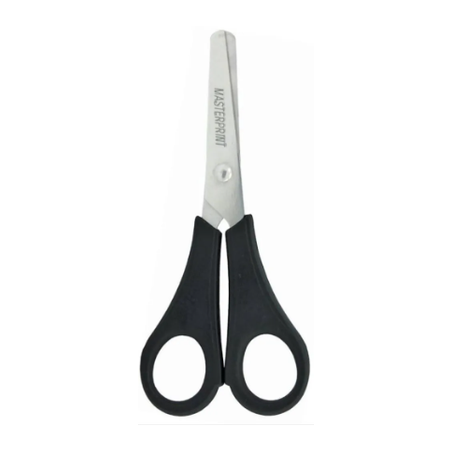 TESOURA ESCOLAR PRETA 13CM MASTERPRINT MP-502