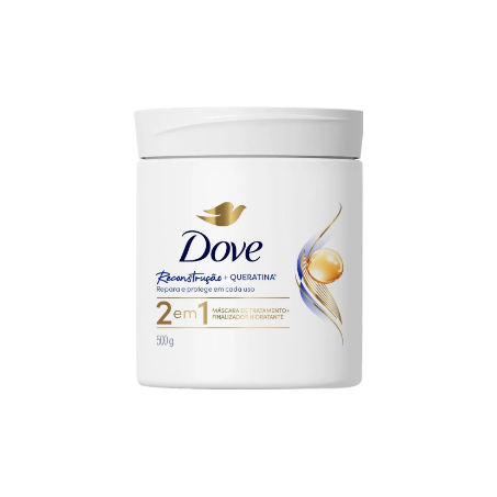 CREME DE TRATAMENTO DOVE RECONSTRUCAO QUERATINA 500G