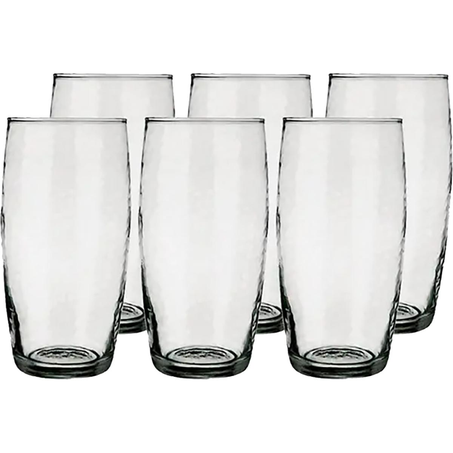 Conjunto de Copos Nadir 430ml - Favo - Long Drink - Com 6 Unidades