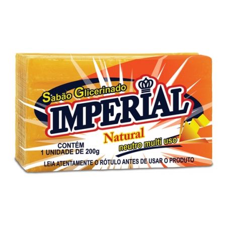 Sabao imperial glicerinado 200gr natural