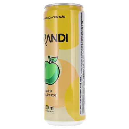 ÁGUA SABORIZADA COM GÁS SARANDI MAÇA VERDE LATA 350ML 360-5