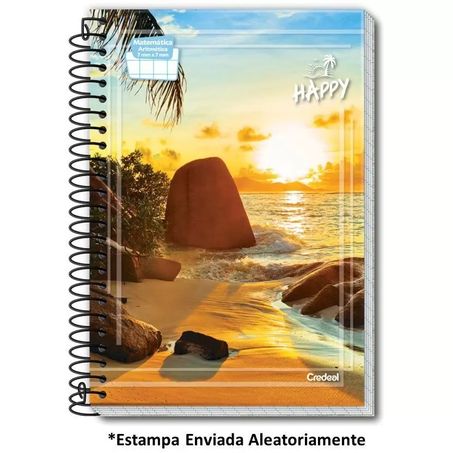 ESCOLAR CADERNO CREDEAL HAPPY FESTA