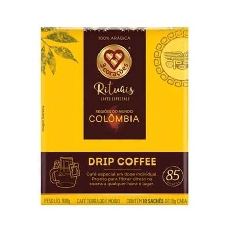 Cafe tres coracoes drip coffe 10gr colombia