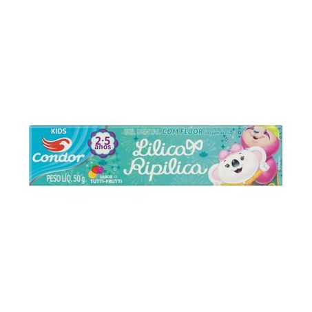 GEL DENTAL CONDOR BAMBINOS LILICA RIPILICA 2 50G