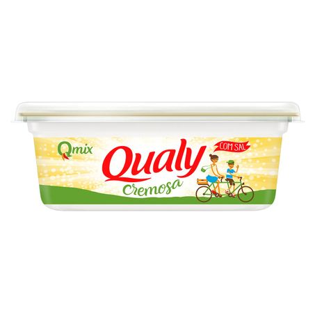 MARGARINA CREMOSA COM SAL QUALY QMIX POTE 250G