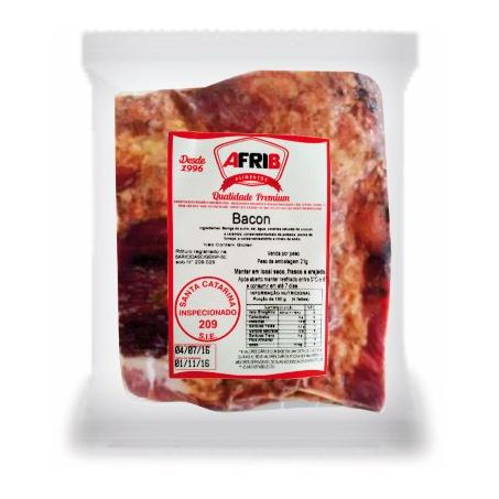 Bacon manta afrib. kg