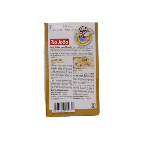ARROZ TIO JOÃO INTEGRAL ORGÂNICO 1KG 360-29