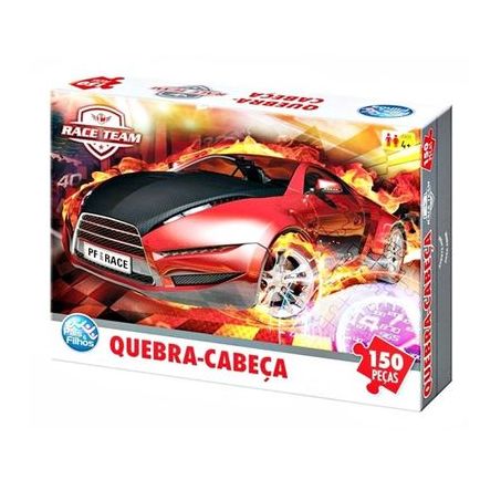 Brinq.Pais&Filho Quebra Cab.150pcs Race Premiun