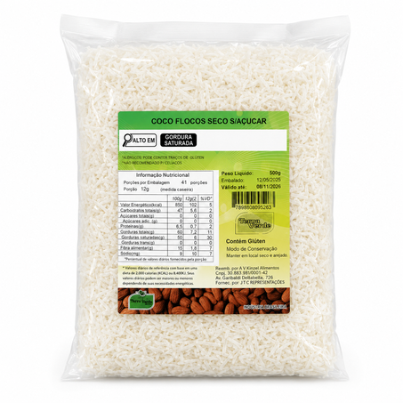 COCO EM FLOCOS 500G