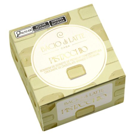 SORVETE BOMBOM BACIO DI LATTE PISTACCHIO 90G