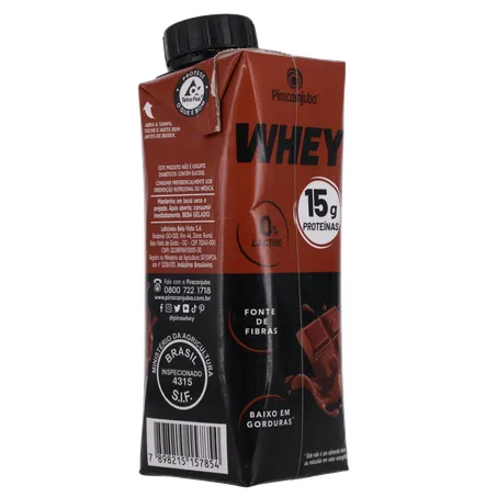BEBIDA LÁCTEA PIRACANJUBA WHEY CHOCOLATE 15G 250ML 360-13