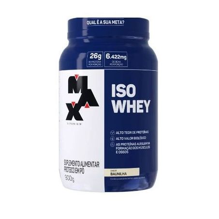 ISO WHEY POTE 900 GR BAUNILHA