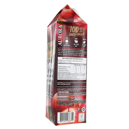 Suco Integral Maça Aurora Cx 1,5l 360-25