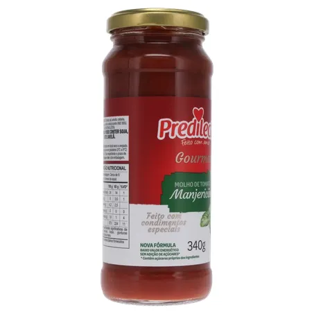 Molho De Tomate Predilecta Premium c Manjericao 340g 360-31