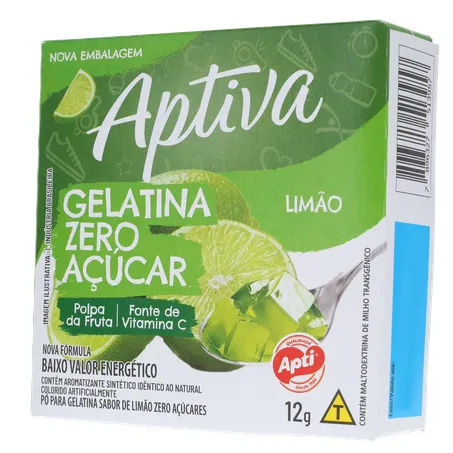 Gelatina apti limão zero açúcar 12g 360-3