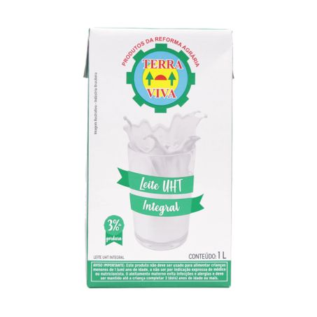 Leite UHT Integral Terra Viva Caixa 1lt 360-0