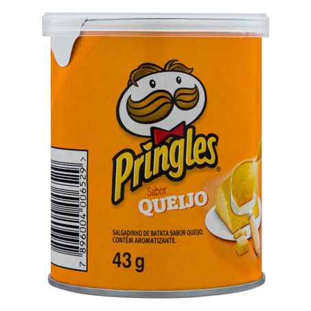 SALGADINHO DE BATATA QUEIJO PRINGLES LATA