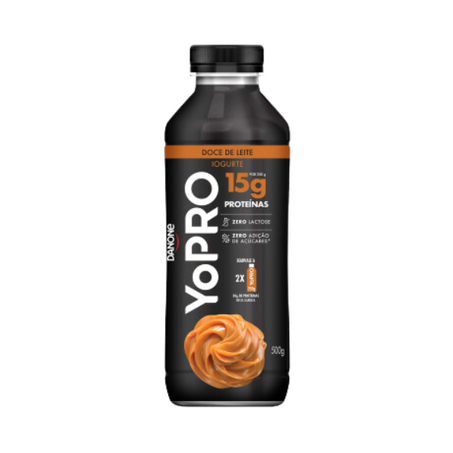 Iogurte Líquido Doce De Leite Yopro 15g Proteína 500g