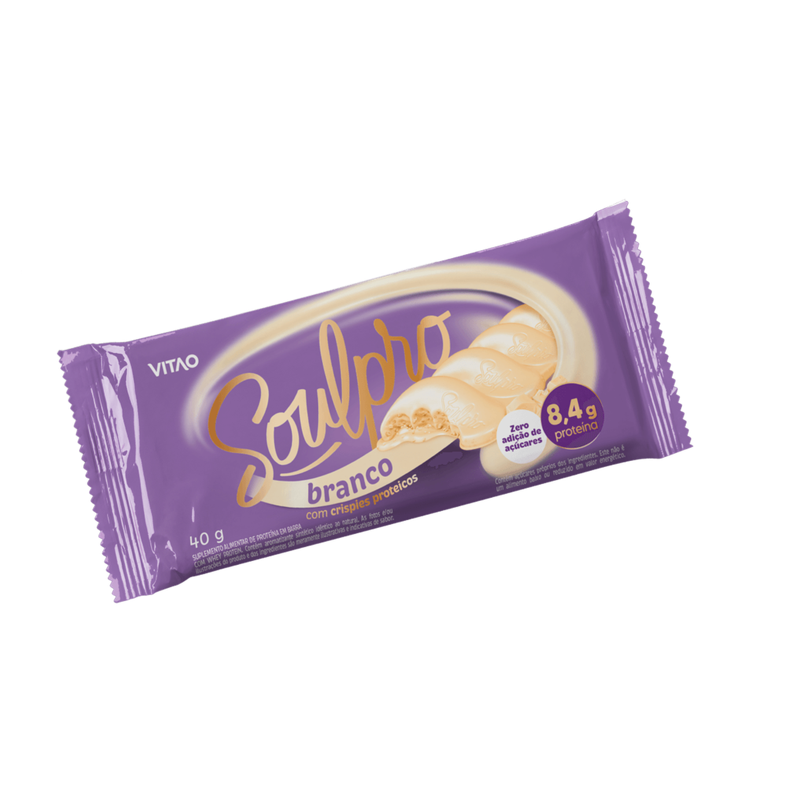 Chocolate Branco Proteico Zero Vitao 40g
