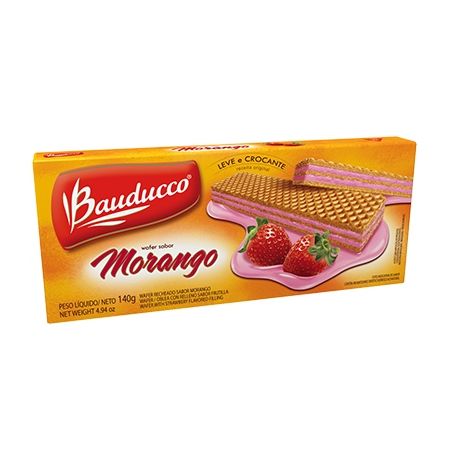 WAFER BAUDUCCO MORANGO140G