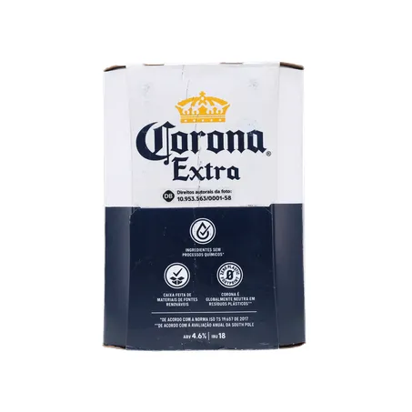 Cerveja corona 350ml lata c/8 und 360-27