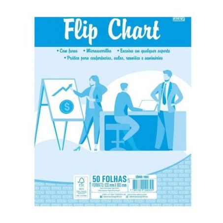 FLIP-CHART SIDGRAPH C/ PICOTE 63X80CM 56G C/50FLS