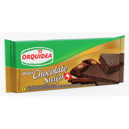 Wafer orquídea chocolate suíço 100g