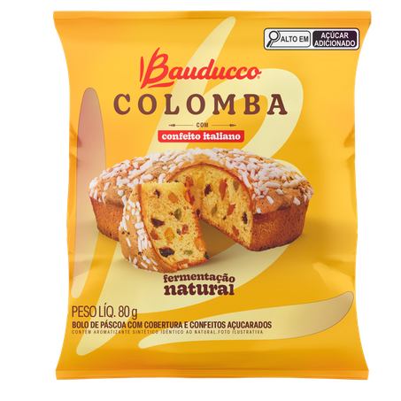 Mini Colomba Bauducco Frutas 80g