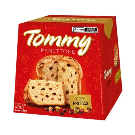 Panettone frutas tommy 400g
