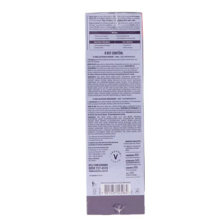 Kit Shampoo Condic Liso Intenso Eudora 375ml 360-3