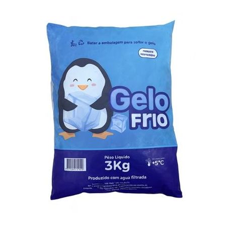 Gelo Frio Cubos 3kg