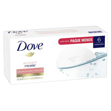 Sab dove c/6x90g micelar antistress l+p-