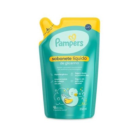 Sab Liq Pampers 350ml Refil Glicerina