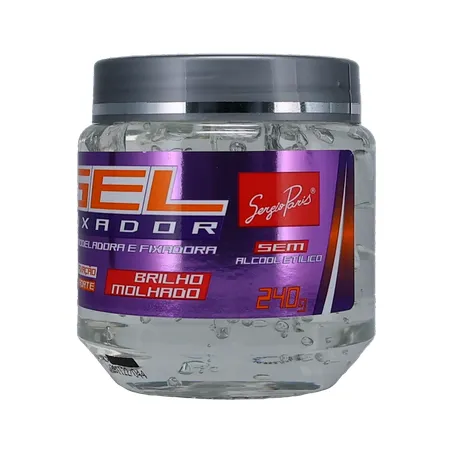 Gel fixador sergio paris brilho m.forte 240g 360-4