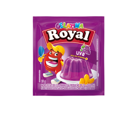 Gelatina Royal 25g - Uva