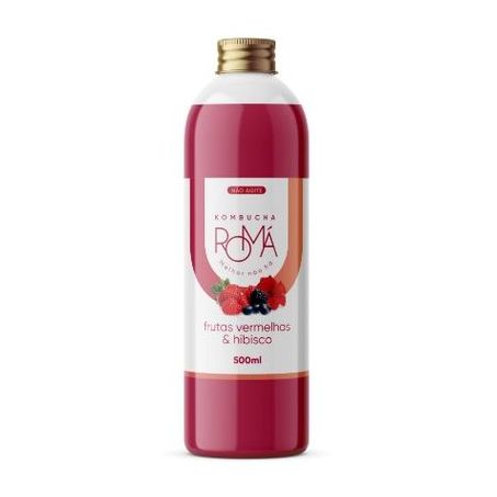 KOMBUCHA ROMA FRUTAS VERMELHAS E HISBICO LATA