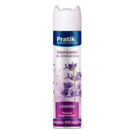 Purificador ambiente aerosol pratik lavanda 400ml