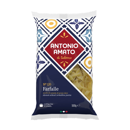 Massa Antônio Amato Gran Duro Farfalle Pacote com 500G