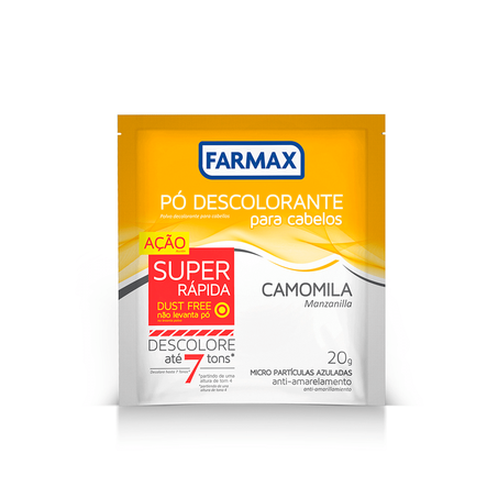 DESCOLORANTE FARMAX PÓ CAMOMILA 20G