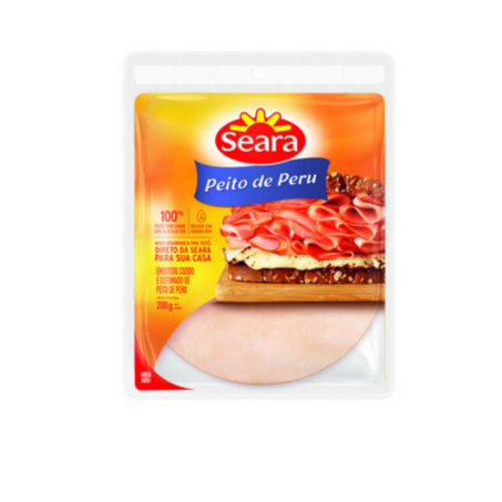 Peito de peru seara fatiado 180g
