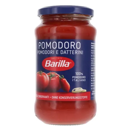 MOLHO TOMATE BARILLA POMODORO E DATTERINI 400G 360-2